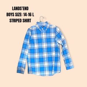 LANDS’END BUTTON DOWN SHIRT. 14-16 L
